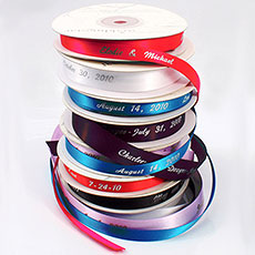 Printed Wedding Ribbon